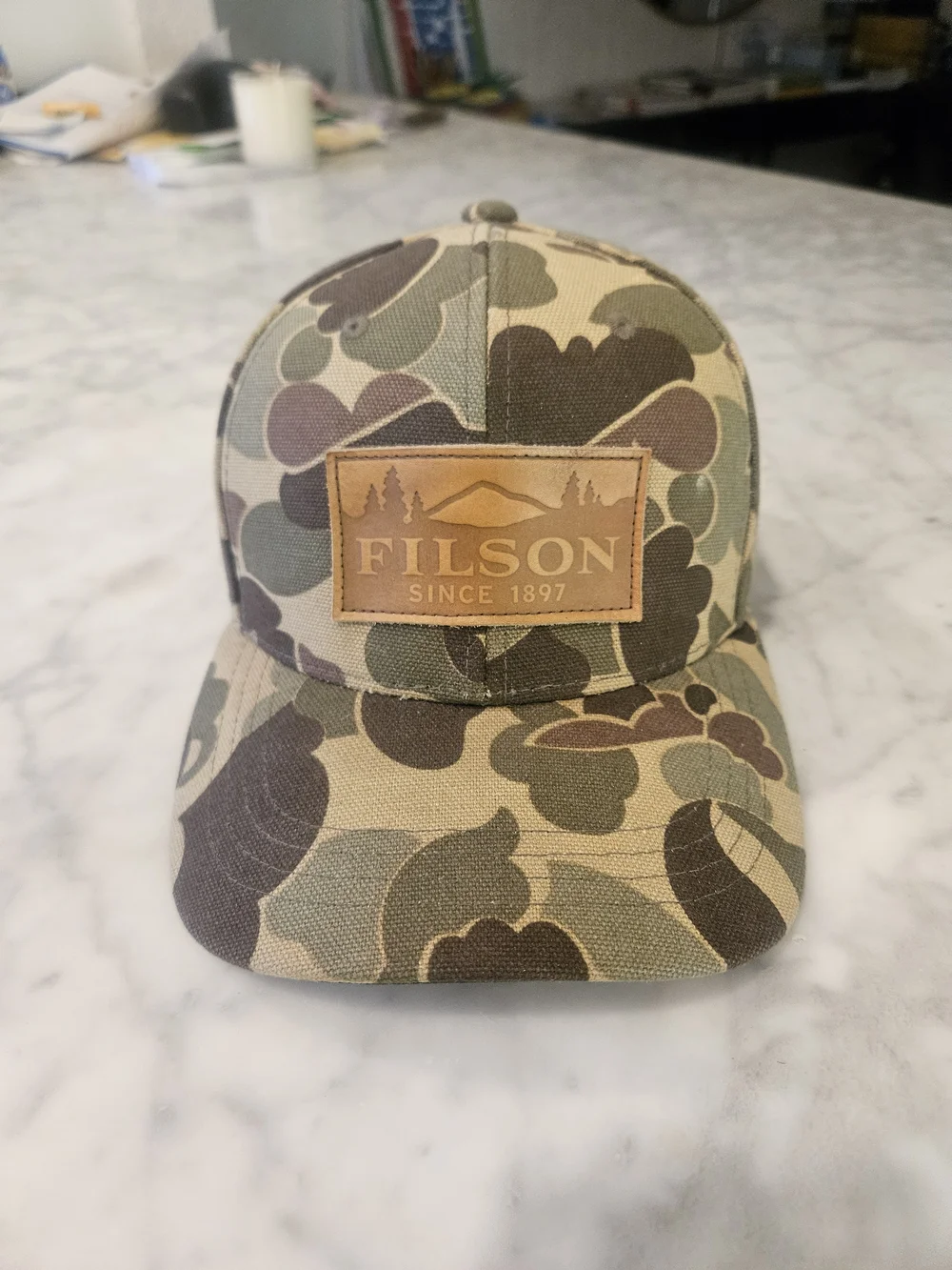 Filson Camo Patch Cap - Green/Brown
